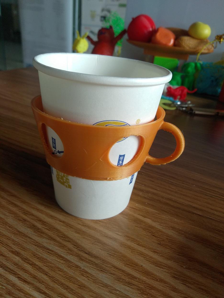 纸杯杯托33D打印模型
