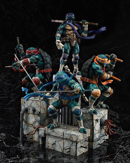 忍者神龟四人组3D打印模型