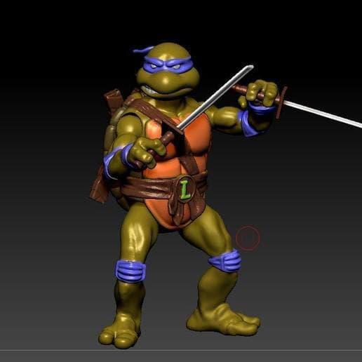 忍者神龟 莱昂纳多3D打印模型
