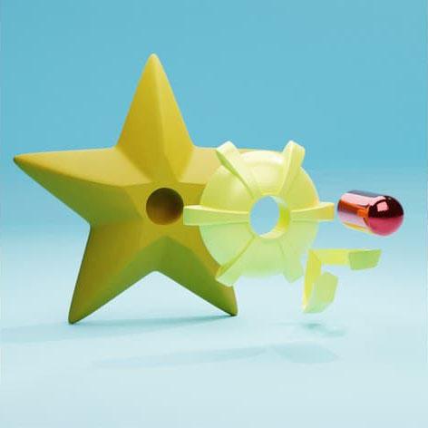 神奇宝贝 海星星3D打印模型
