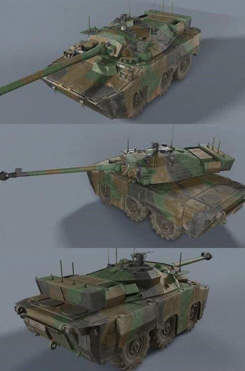 AMX-10步兵战车3D打印模型