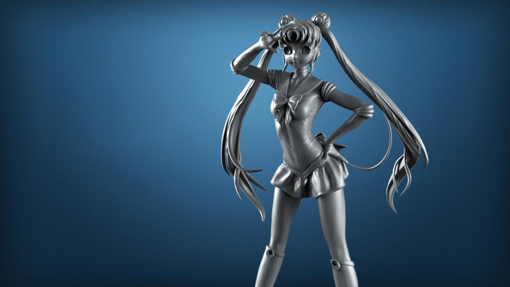 美少女战士 月野兔3D打印模型