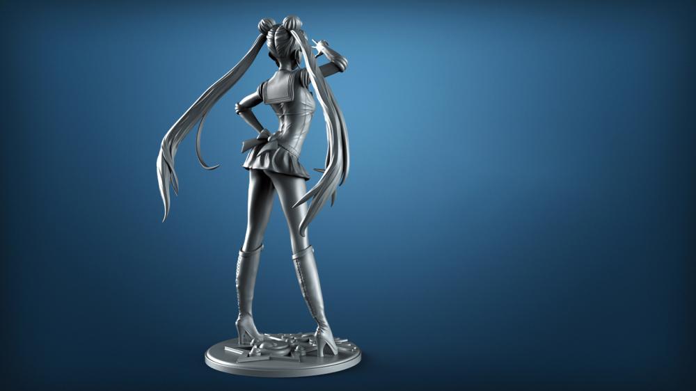 美少女战士 月野兔3D打印模型