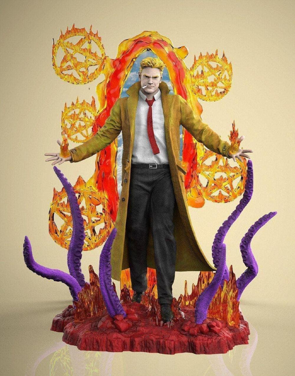 地狱神探 康斯坦丁3D打印模型