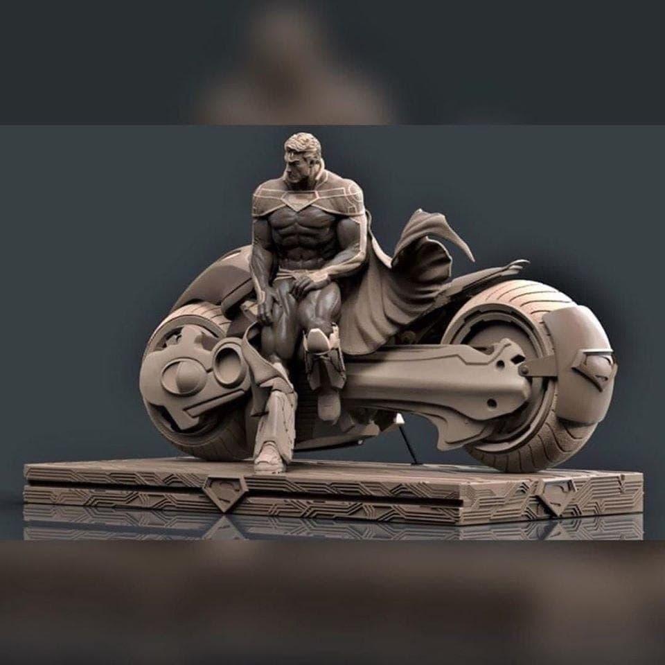 超人摩托3D打印模型
