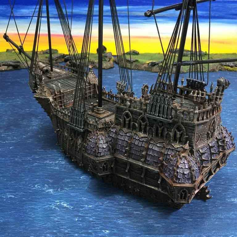 黑船3D打印模型