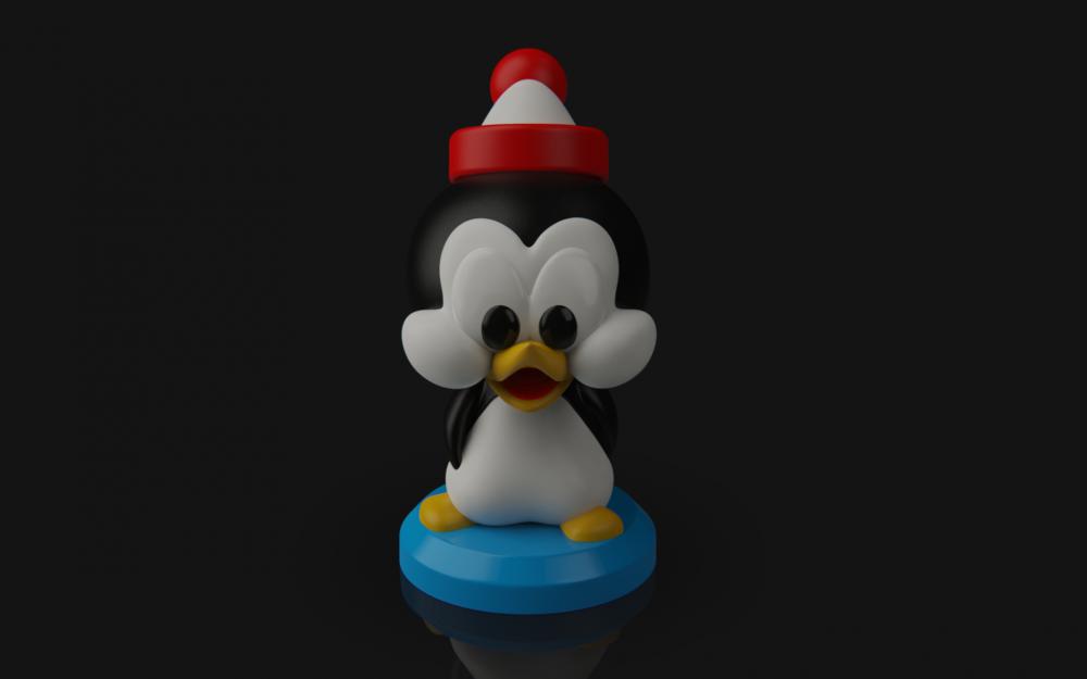 小企鹅查理威利3D打印模型