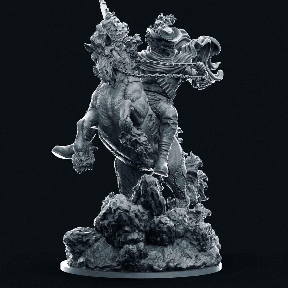 恶灵骑士3D打印模型