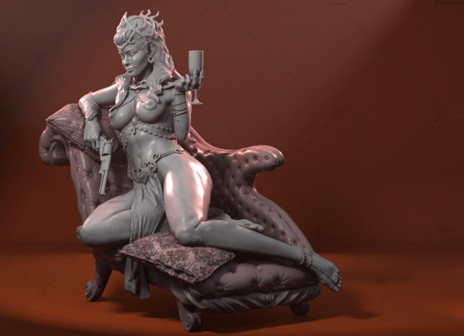 《火星公主》 德贾托里斯3D打印模型