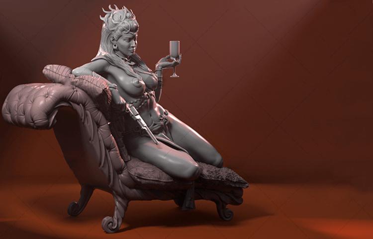 《火星公主》 德贾托里斯3D打印模型
