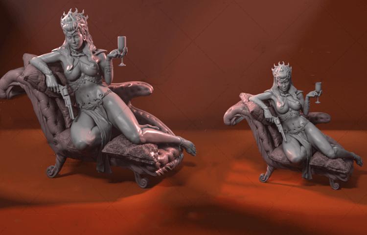 《火星公主》 德贾托里斯3D打印模型
