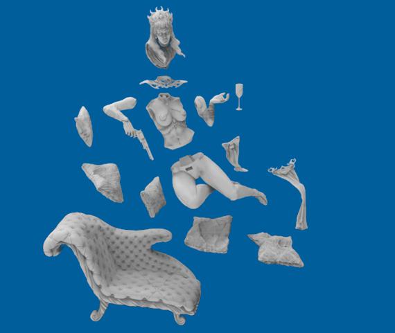 《火星公主》 德贾托里斯3D打印模型