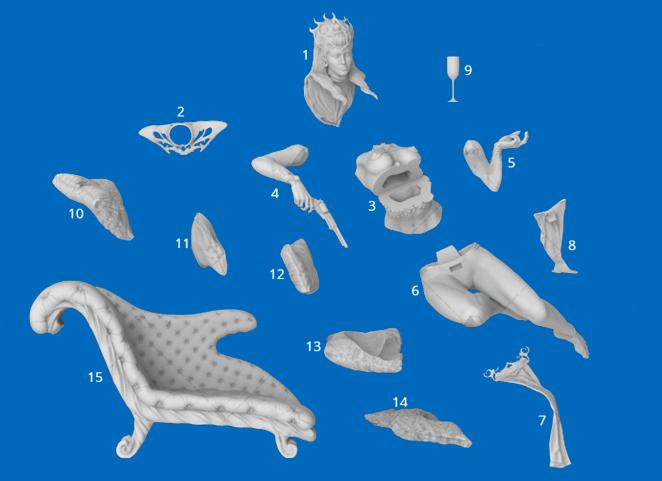 《火星公主》 德贾托里斯3D打印模型