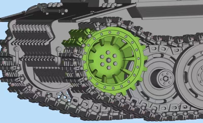 虎式坦克3D打印模型
