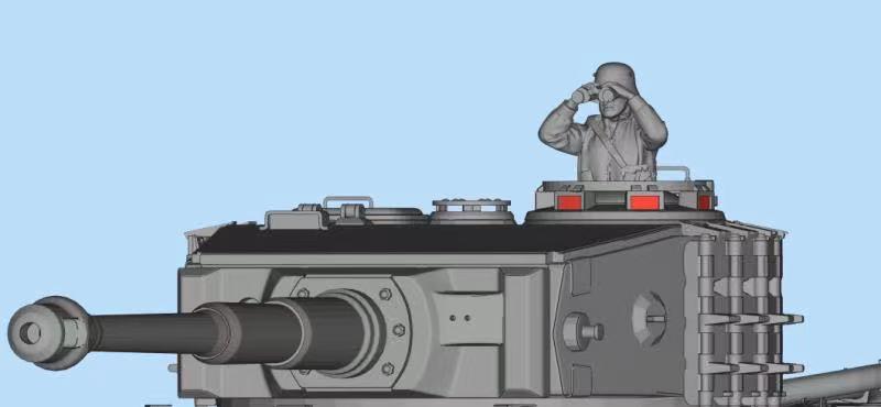 虎式坦克3D打印模型
