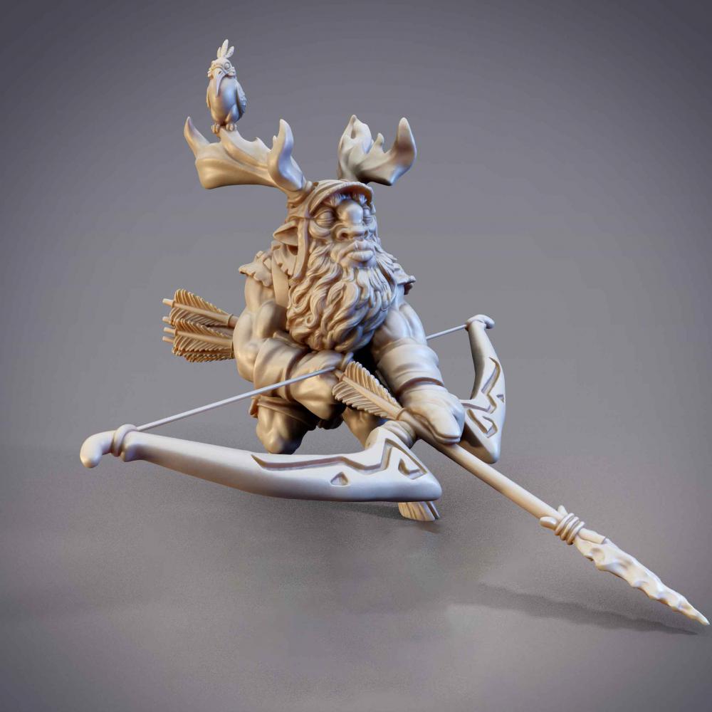 雅利安弓箭手3D打印模型