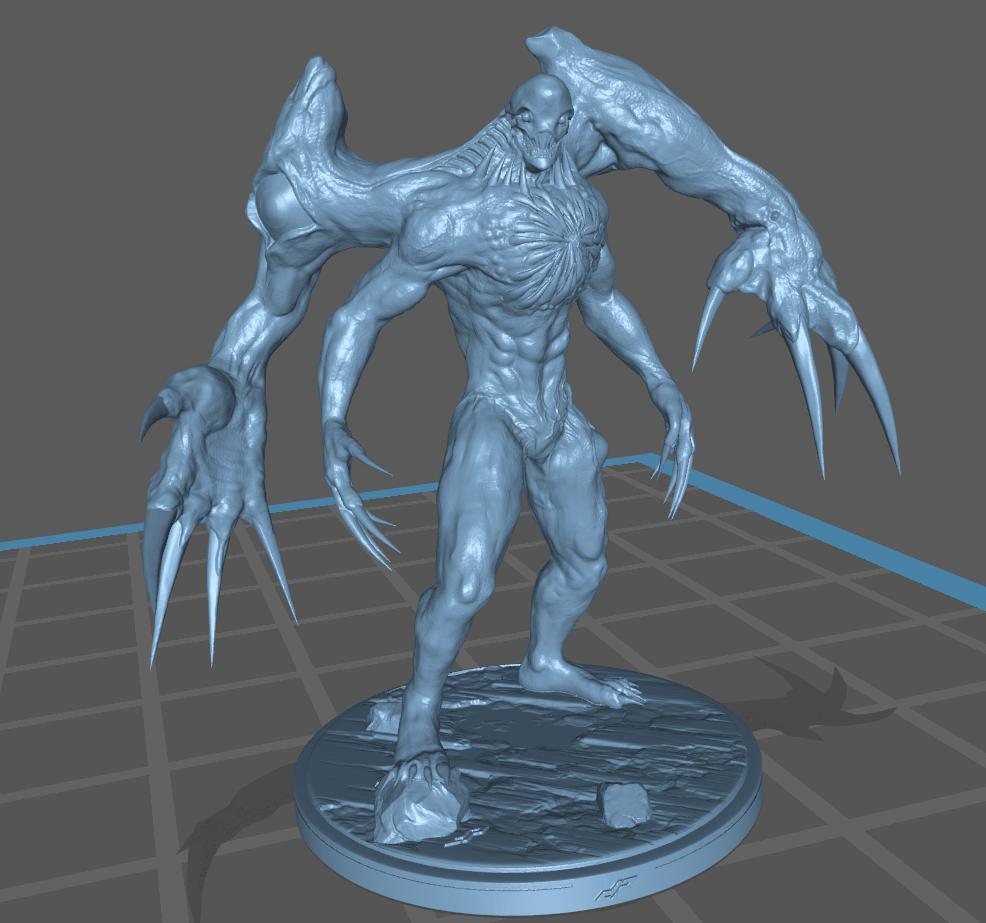 生化危机怪物3D打印模型