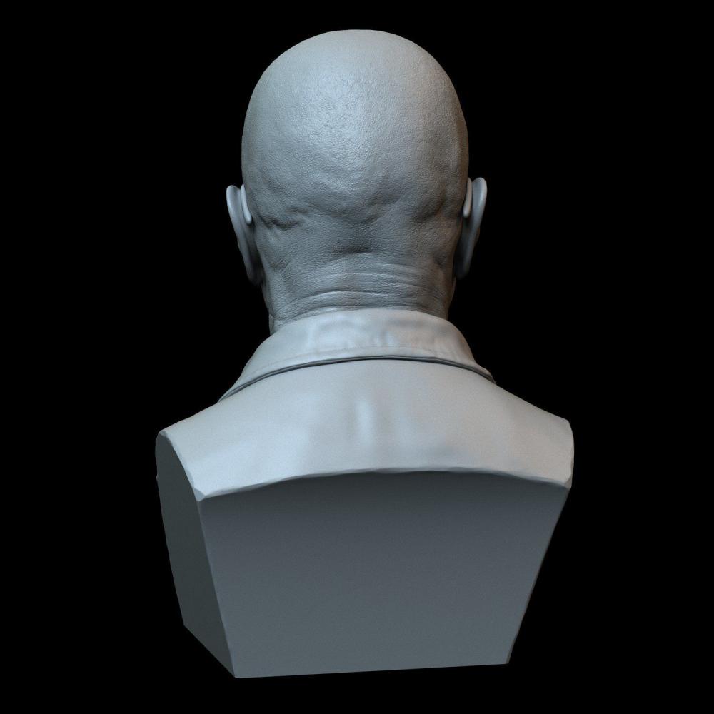 绝命毒师 老白胸像3D打印模型