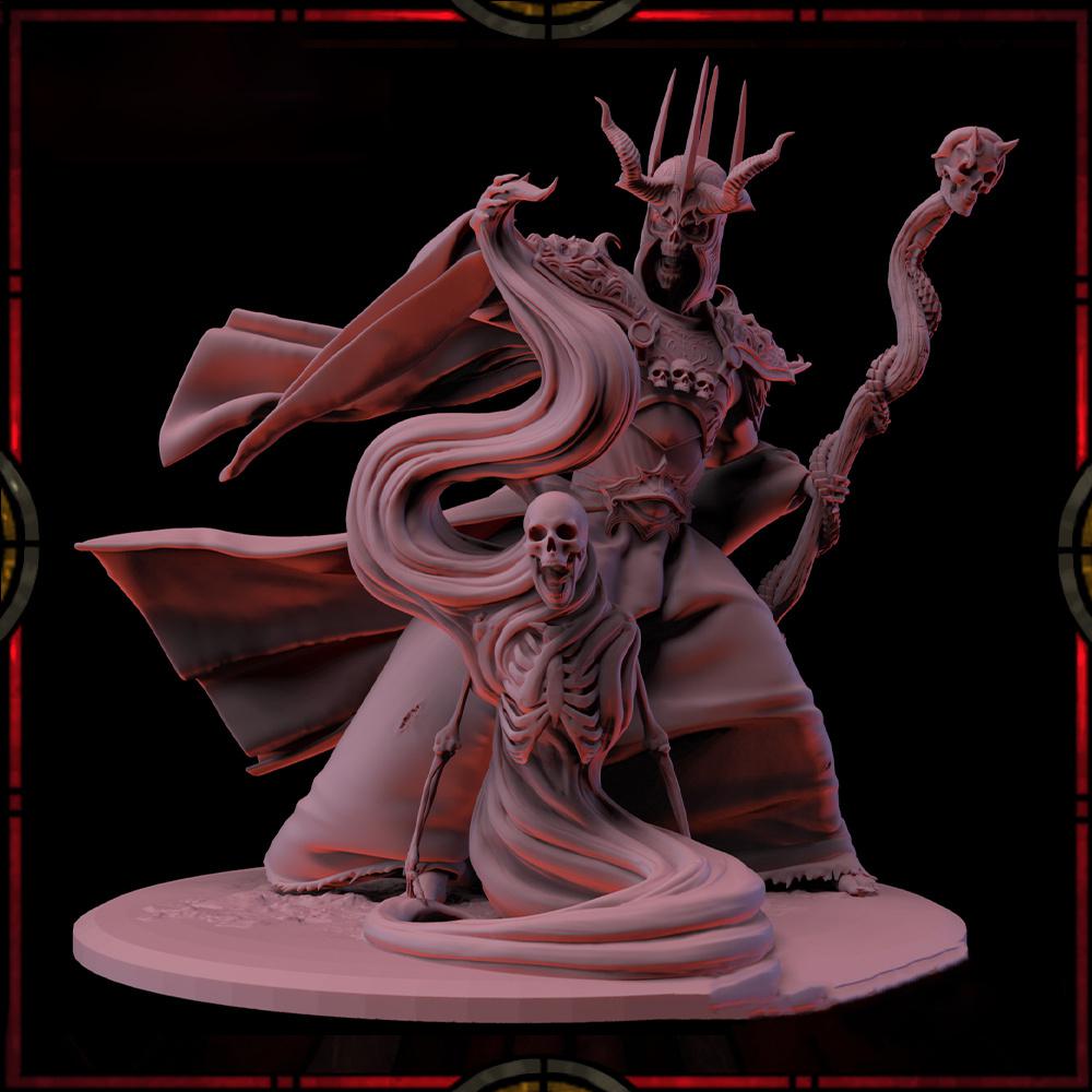 死灵巫妖3D打印模型