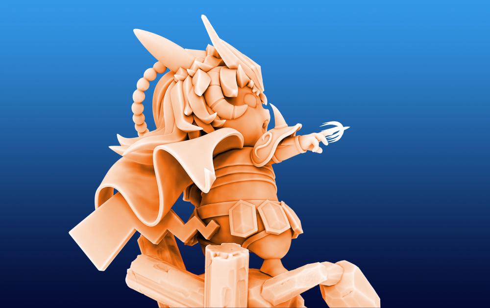 黄金圣斗士 天蝎座 皮卡丘版3D打印模型
