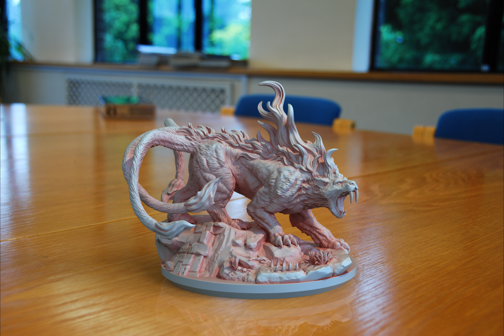 西方白虎3D打印模型