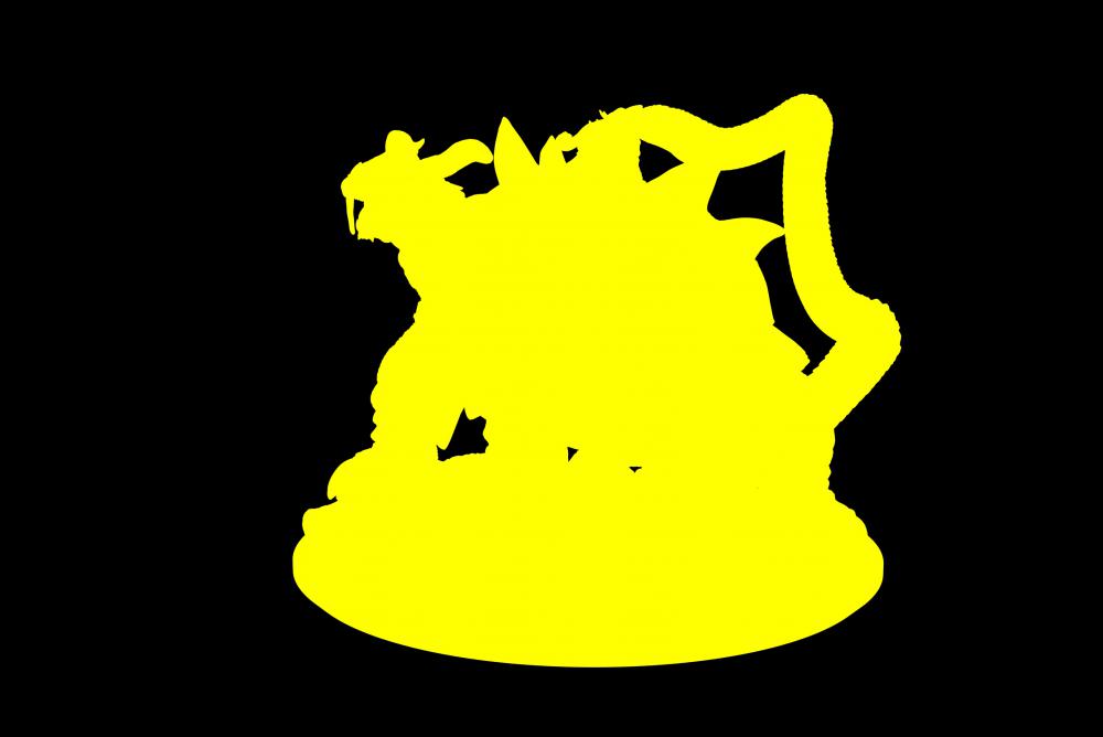 龟蛇 玄武3D打印模型