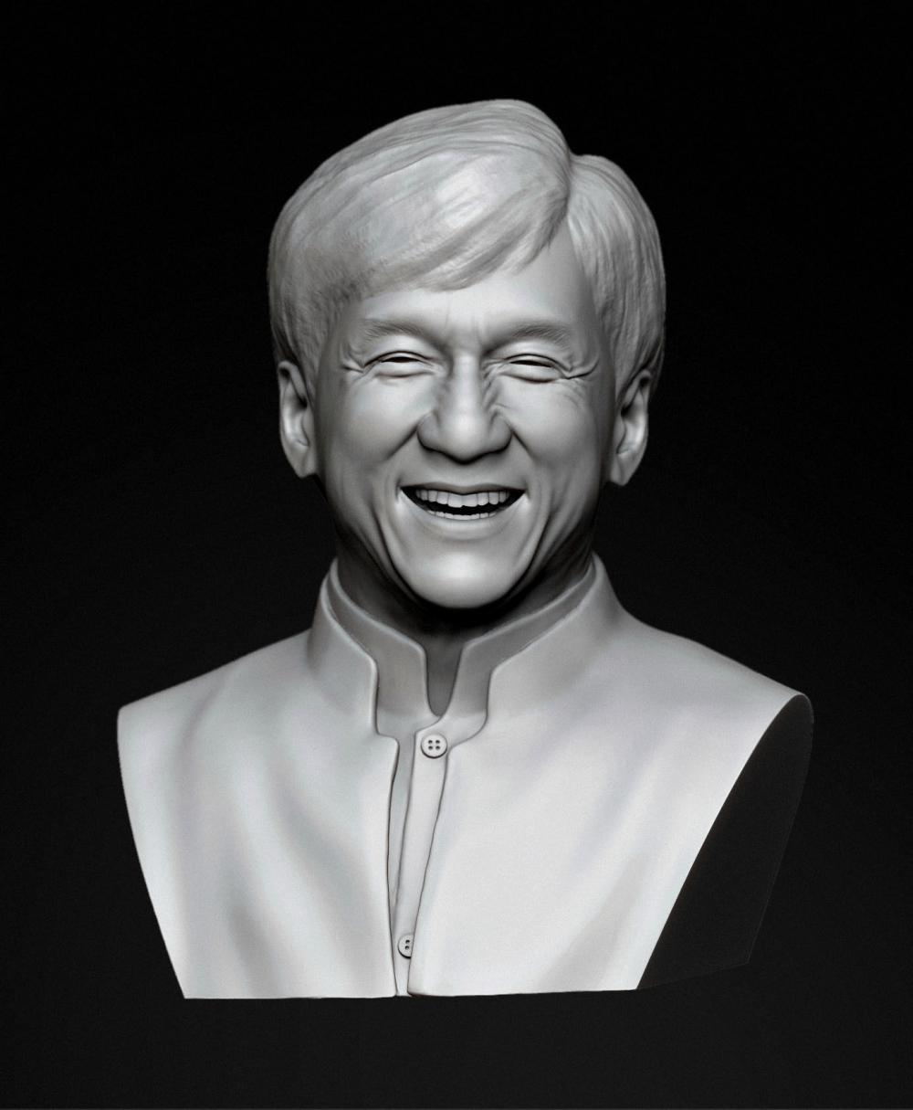 成龙胸像