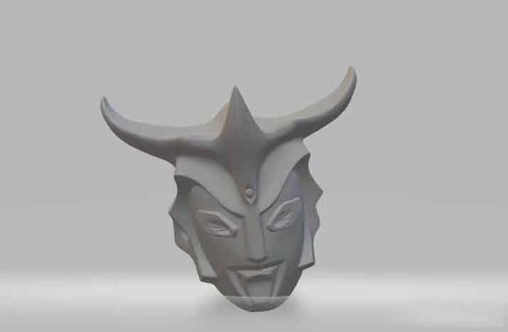 雷欧 奥特曼面具3D打印模型