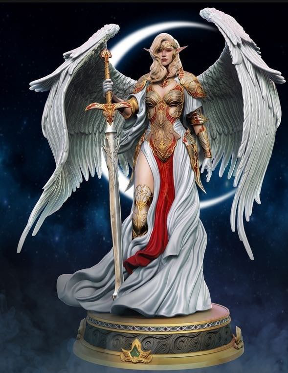 战神女天使3D打印模型