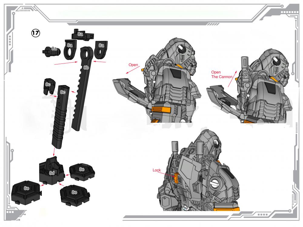 金刚 机甲3D打印模型