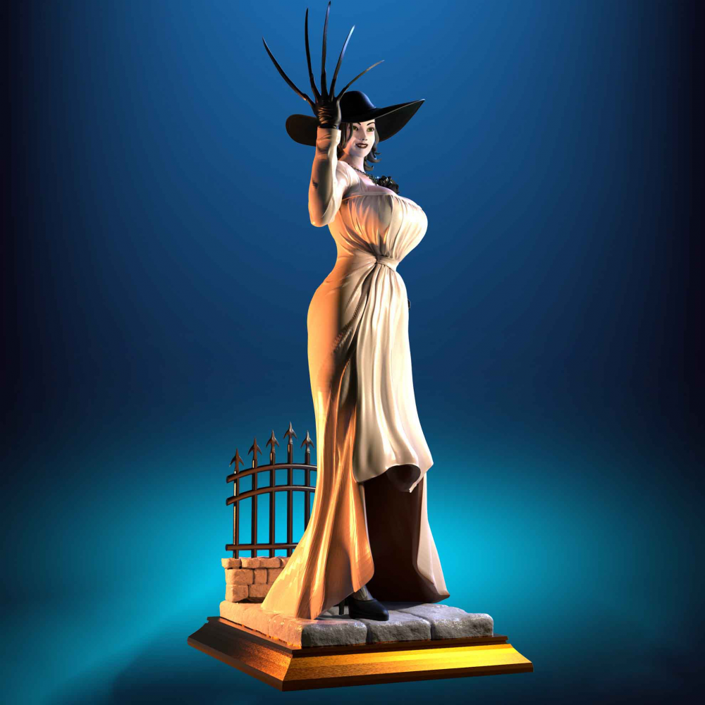 阿琪娜3d打印模型_生化危机 阿琪娜3d打印模型stl下载_人物3d打印模型