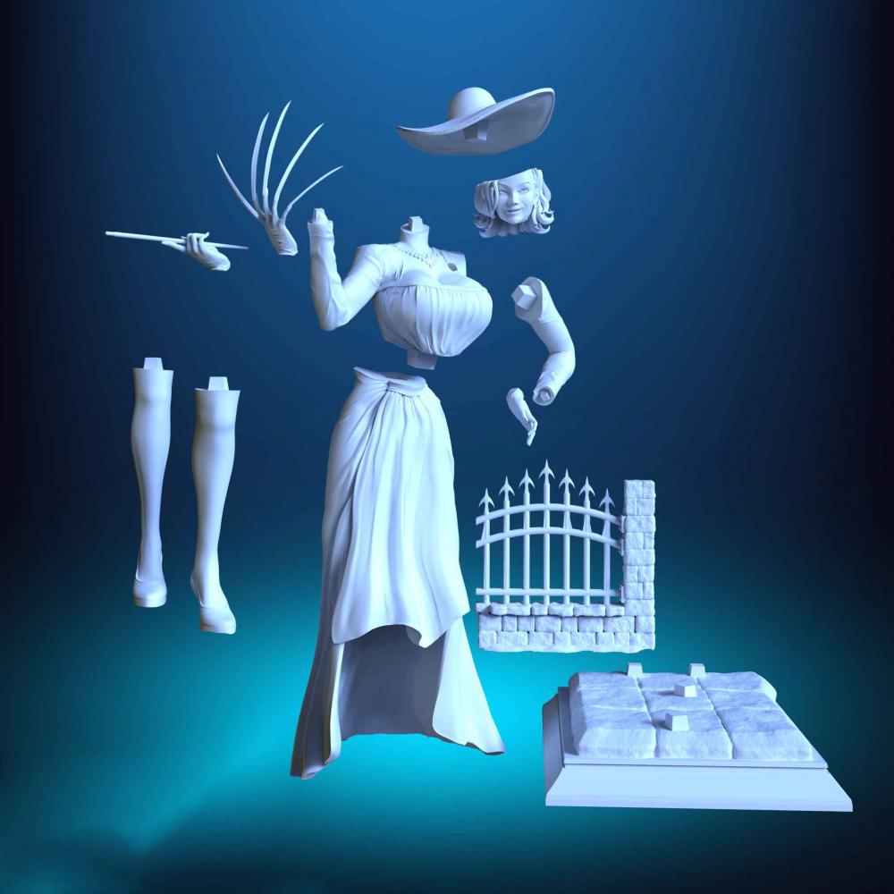 生化危机 阿琪娜3D打印模型