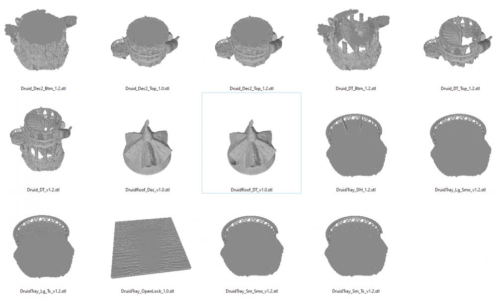 古树 塔楼3D打印模型