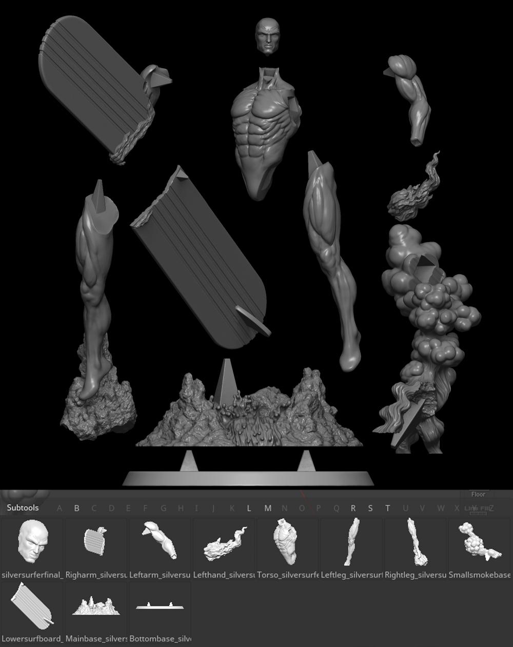 银影侠3D打印模型