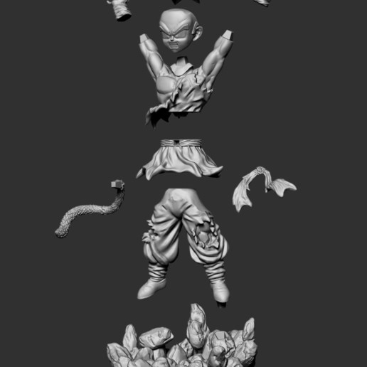 少年悟空 龙珠3D打印模型