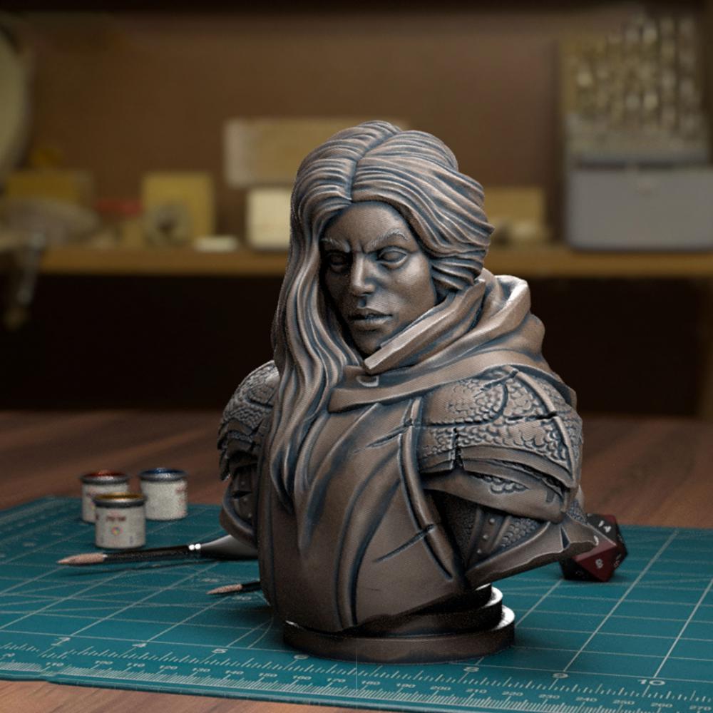 中世纪将军头雕3D打印模型