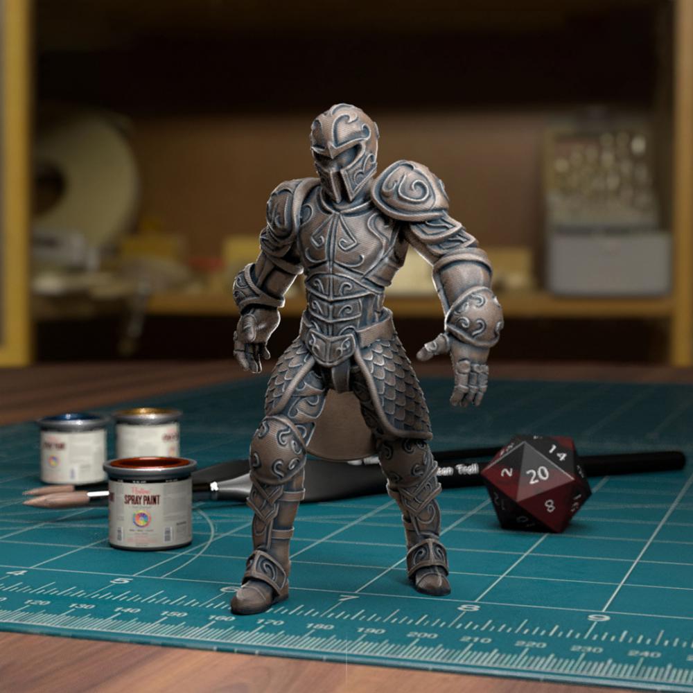 中世纪士兵盔甲3D打印模型