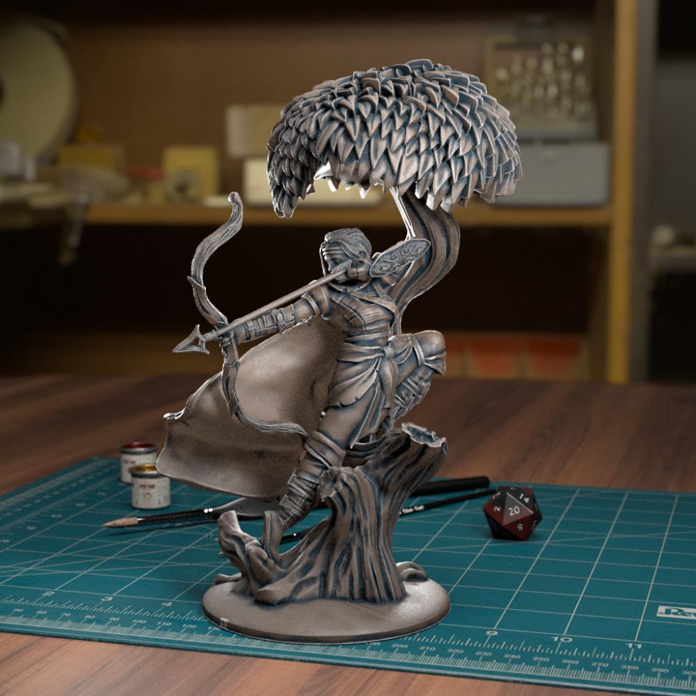 弓箭手3D打印模型