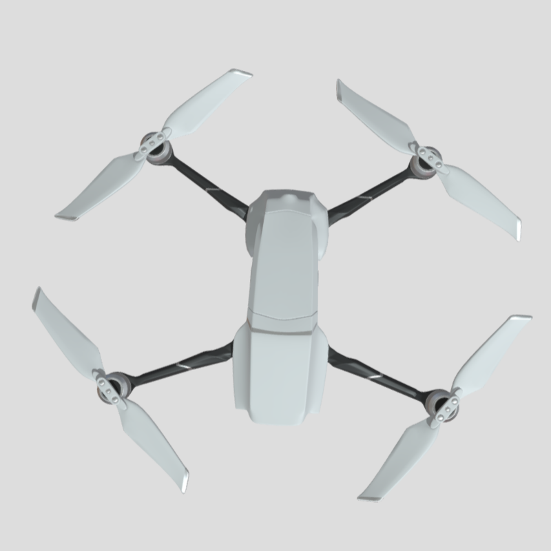 dji大疆无人机3d打印模型