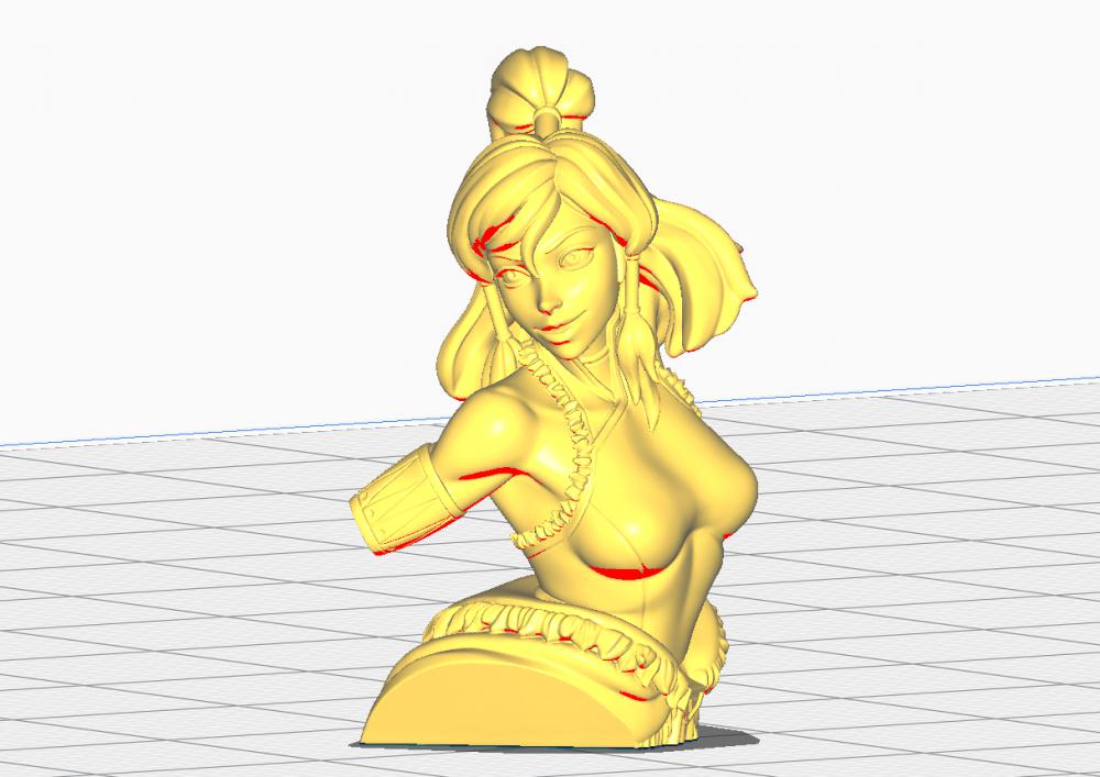 阿凡达·科拉半身像3D打印模型