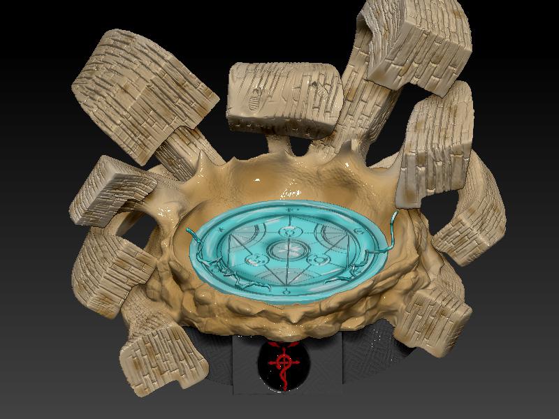 钢之炼金术师3D打印模型