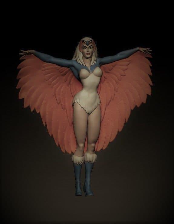 鹰头女巫3D打印模型