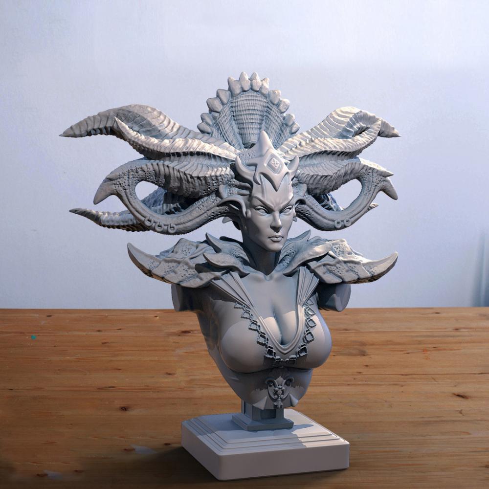 莫尔比 头雕3D打印模型