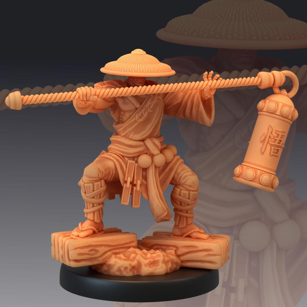 中国神话西游记-唐三藏3D打印模型