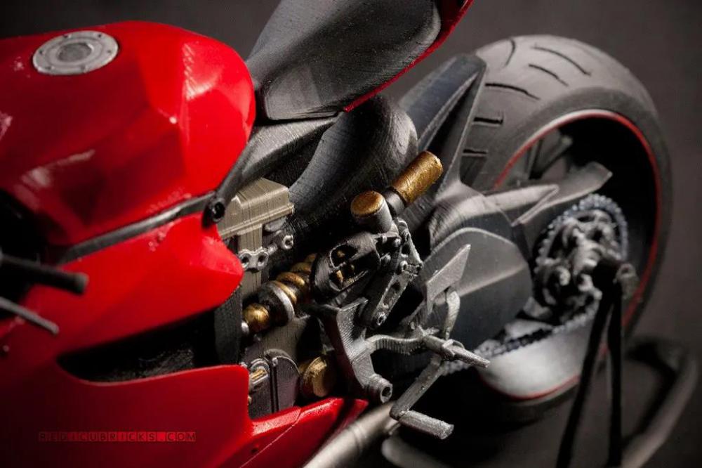  杜卡迪1199摩托车3D打印模型