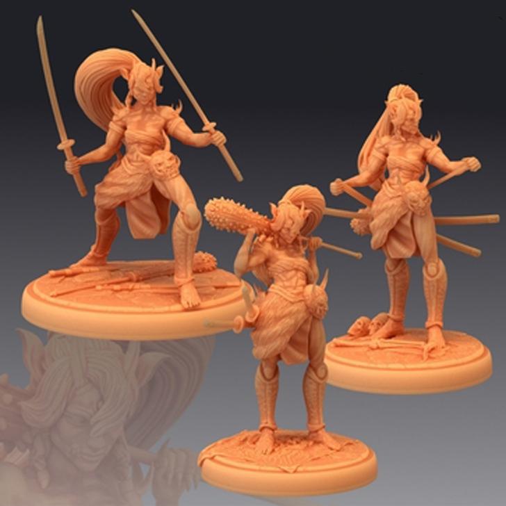 中国神话西游记-鬼面剑客3D打印模型