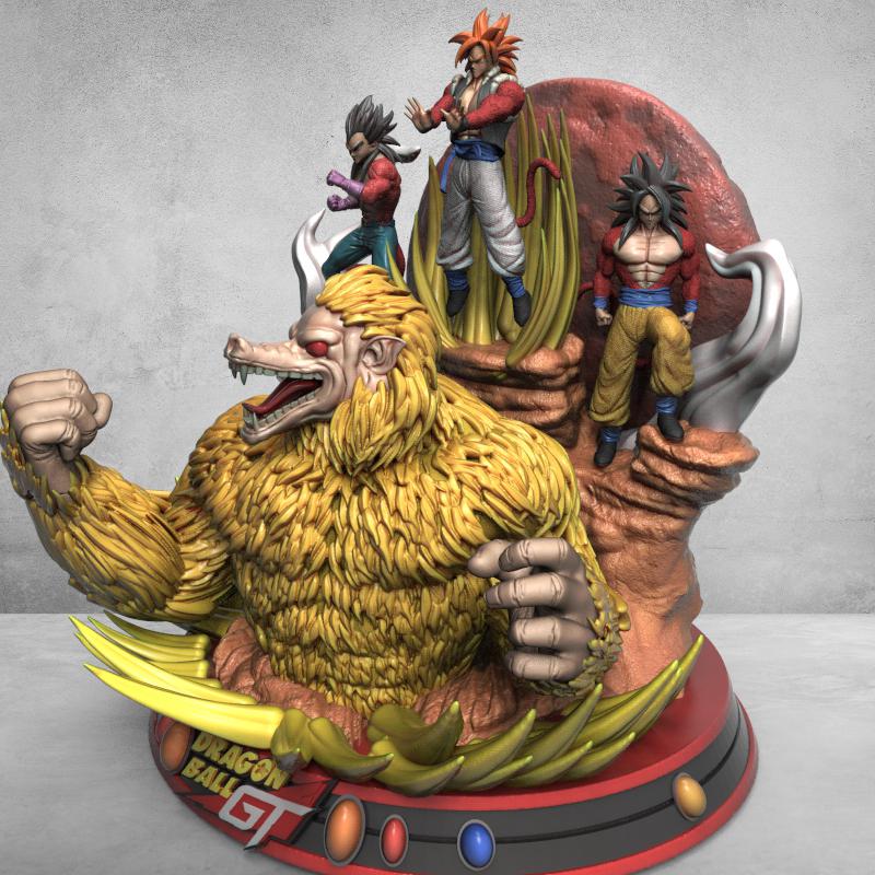 七龙珠 变身版七龙珠3D打印模型