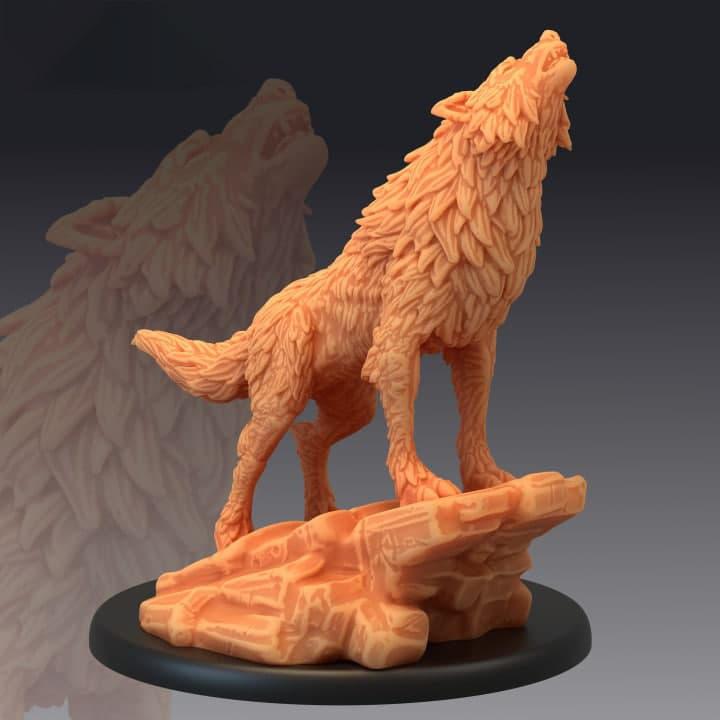 寒冬狼3D打印模型