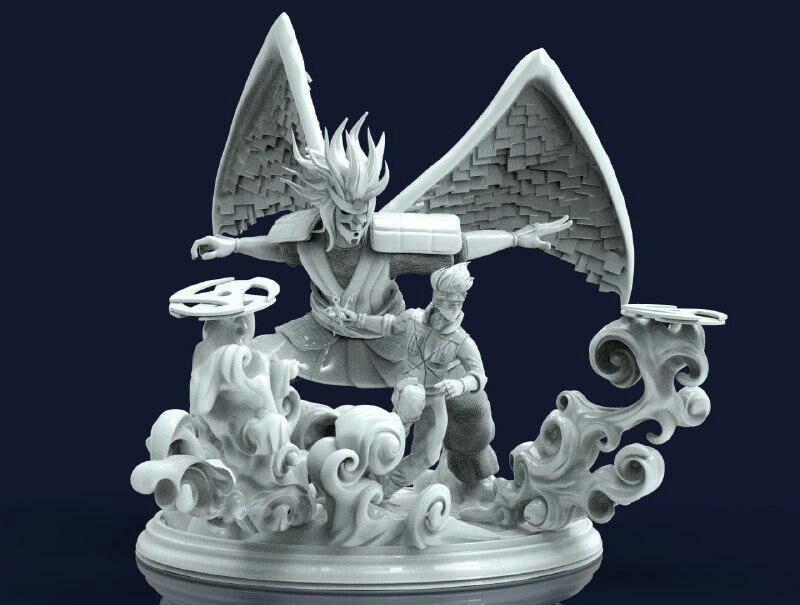 卡卡西 火影忍者3D打印模型