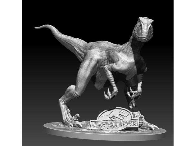 迅猛龙3D打印模型